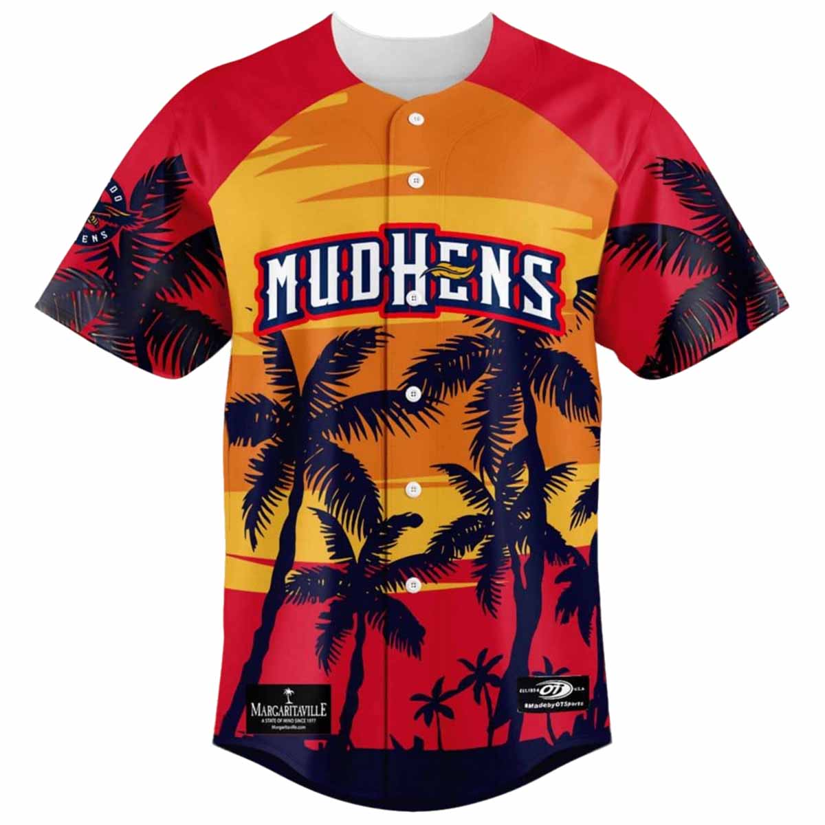Mud Hens x Margaritaville Baseball Jersey 2025 Mud Hens x Margaritaville Baseball Jersey 2025
