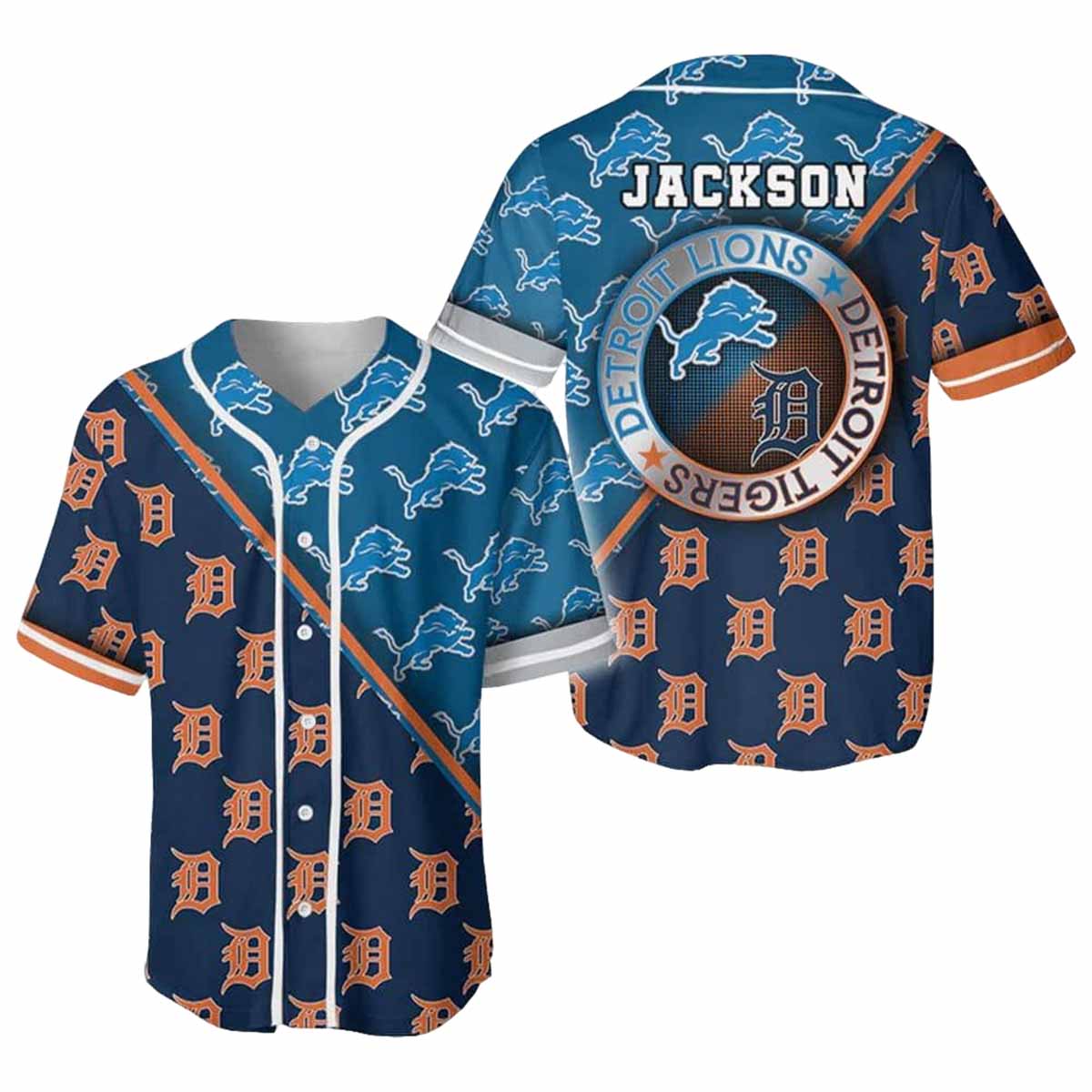 Personalized Lions And Tigers Baseball Jersey Personalized Lions And Tigers Baseball Jersey