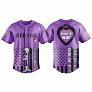 Red Sox 2025 National Purple Heart Day Jersey