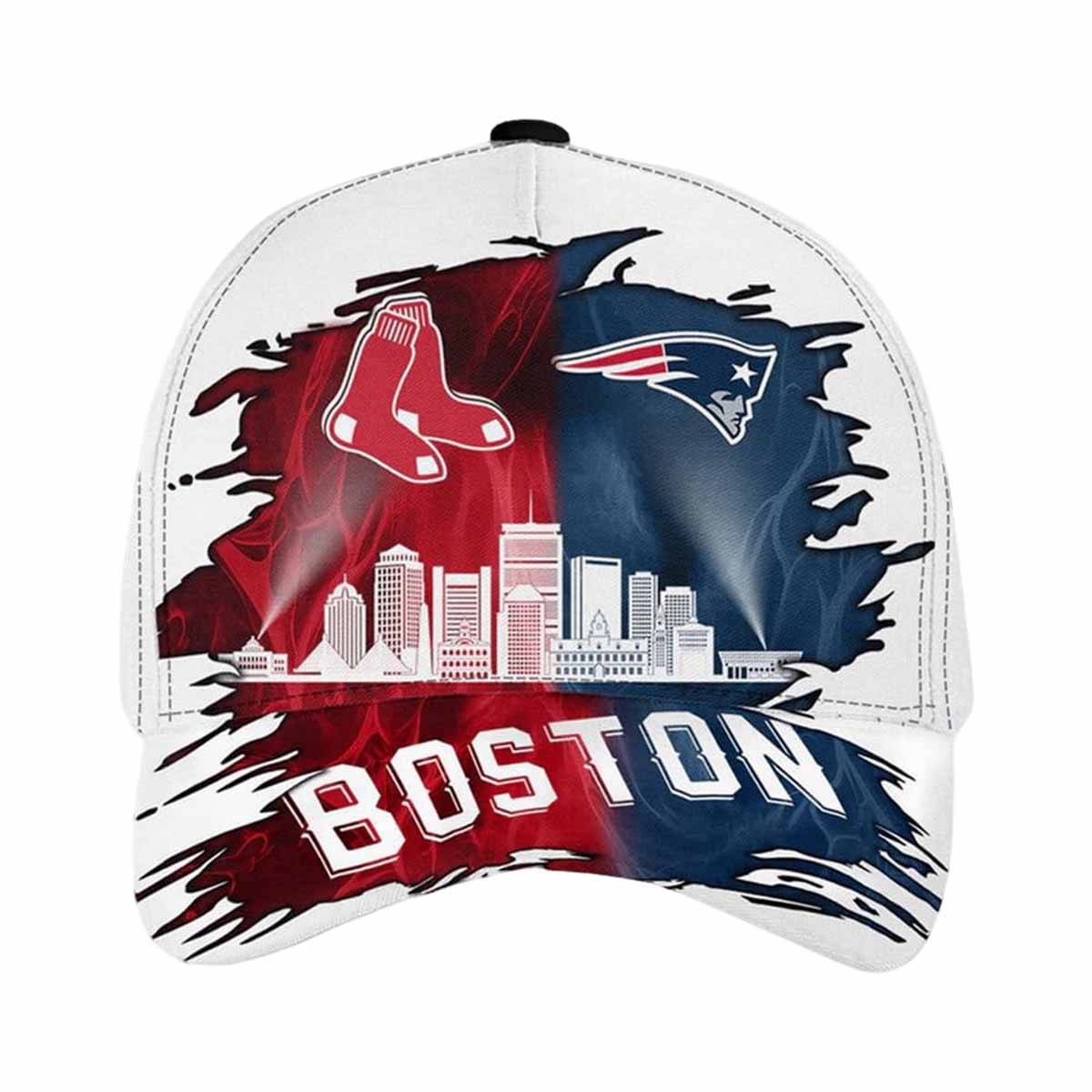 Red Sox x Patriots Skyline Cap Red Sox x Patriots Skyline Cap
