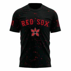 Red Sox x Stranger Things Night Shirt 2025 Red Sox x Stranger Things Night Shirt 2025