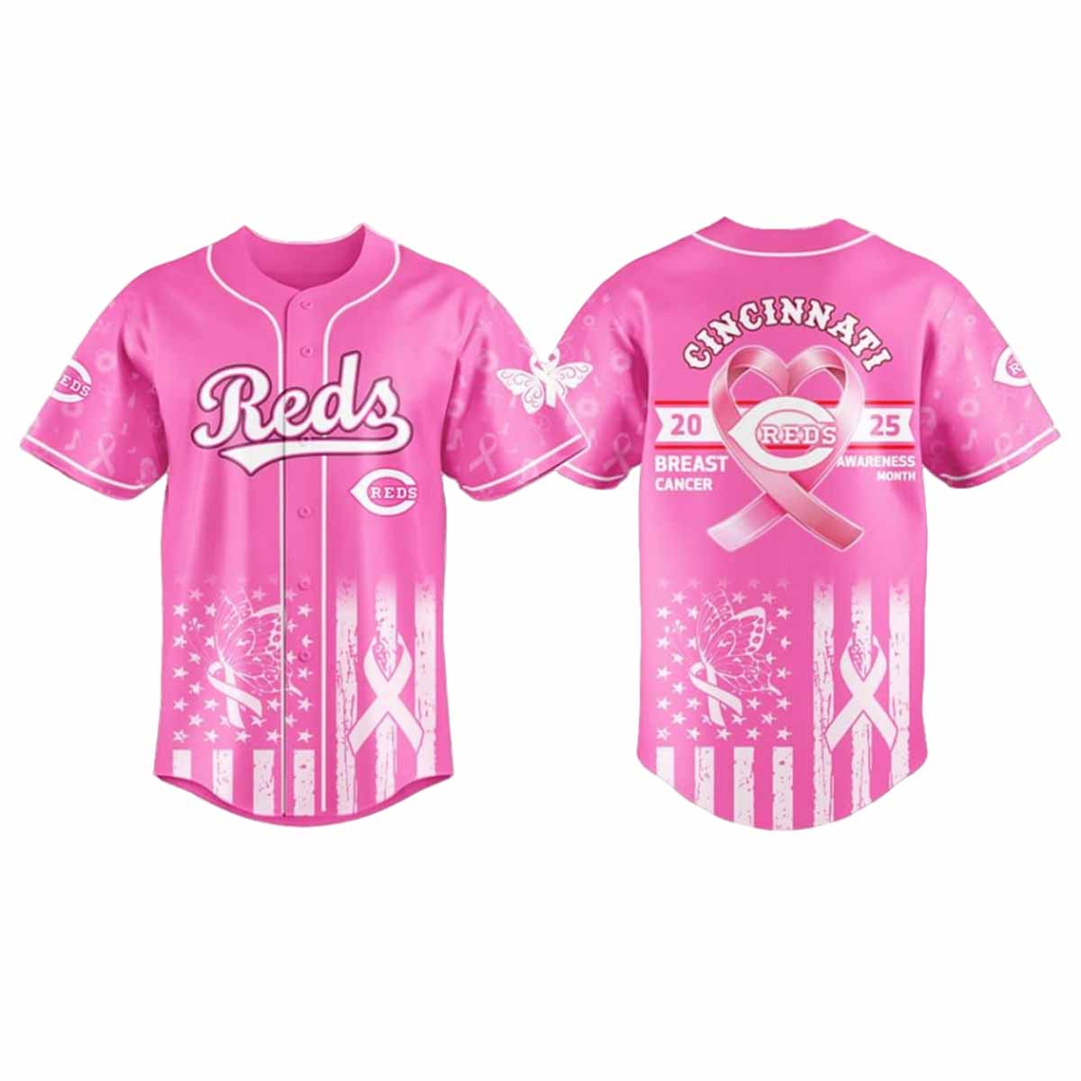 Reds Breast Cancer Awareness Month Jersey 2025 Reds Breast Cancer Awareness Month Jersey 2025