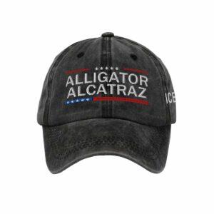Retro Alligator Alcatraz Funny Florida Everglades Hat Retro Alligator Alcatraz Funny Florida Everglades Hat