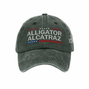 Retro Alligator Alcatraz Funny Florida Everglades Hat 2 Retro Alligator Alcatraz Funny Florida Everglades Hat