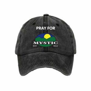 Retro Texas Strong Pray For Mystic Hunt Texas Print Baseball Cap