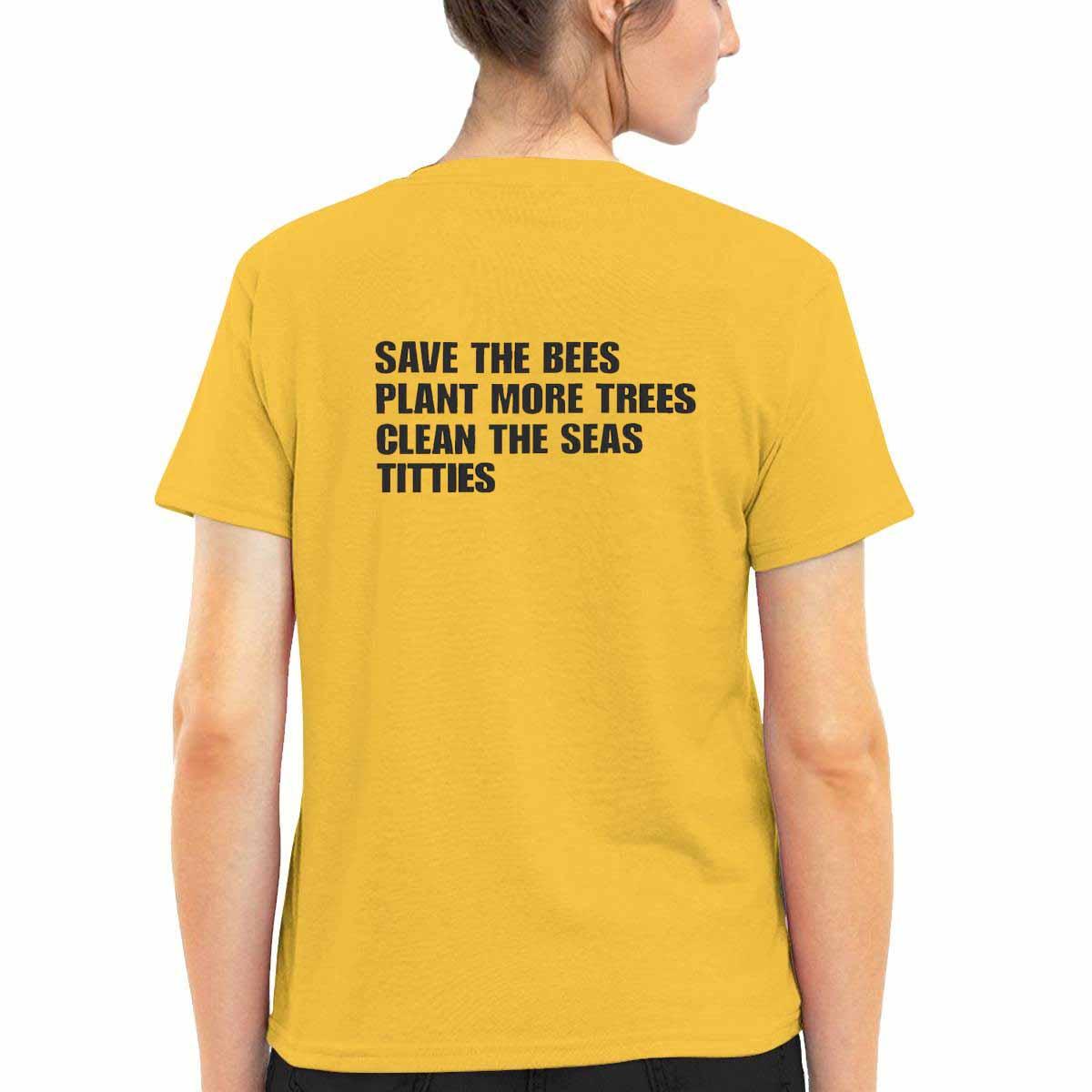 Save The Bees Plant More Trees Clean The Seas Shirt Save The Bees Plant More Trees Clean The Seas Shirt