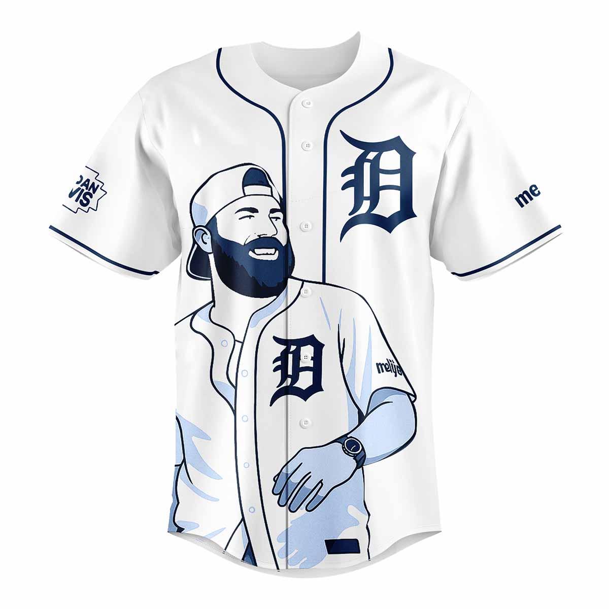 Tigers Jordan Davis Baseball Jersey 2025 Tigers Jordan Davis Baseball Jersey 2025