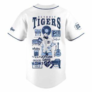 Tigers Jordan Davis Baseball Jersey 2025 1 Tigers Jordan Davis Baseball Jersey 2025