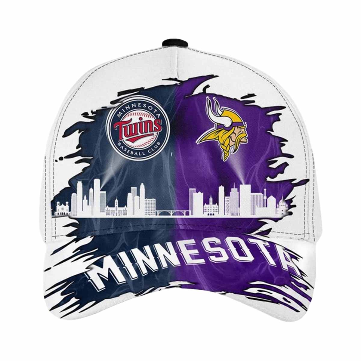 Twins x Vikings Skyline Personalized Cap Twins x Vikings Skyline Personalized Cap