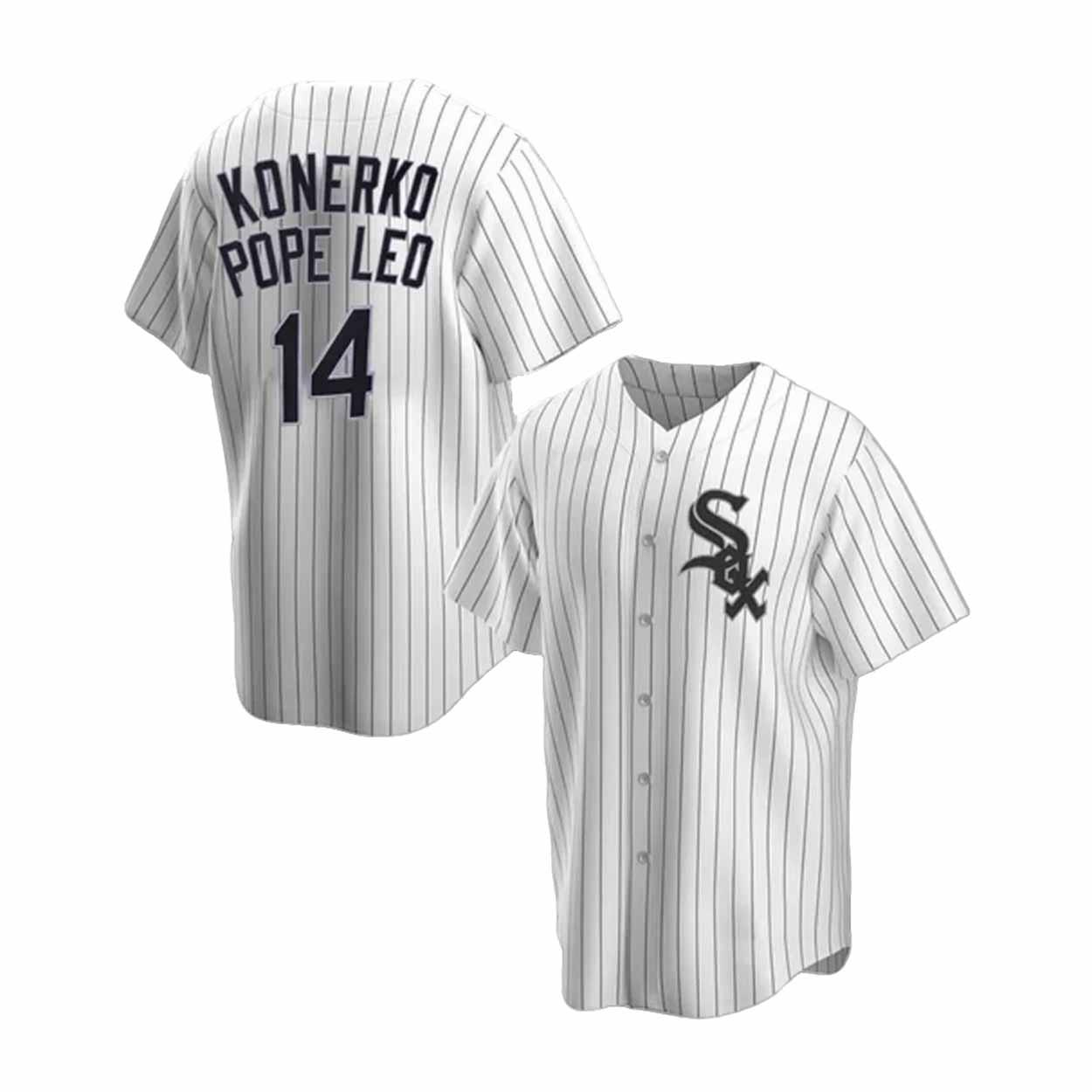 White Sox Paul Konerko Pope Leo XIV Jersey White Sox Paul Konerko Pope Leo XIV Jersey
