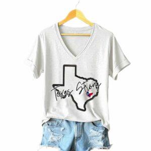 Women's Texas Strong 2025 Printed T Shirt