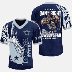 2025 Damn Right Im A Cowboys Fan Personalized Jersey 2025 Damn Right Im A Cowboys Fan Personalized Jersey