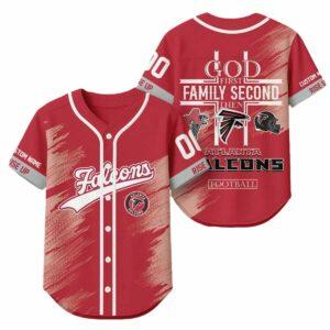2025 God First Family Second Then Falcons Football Jersey 2025 God First Family Second Then Falcons Football Jersey