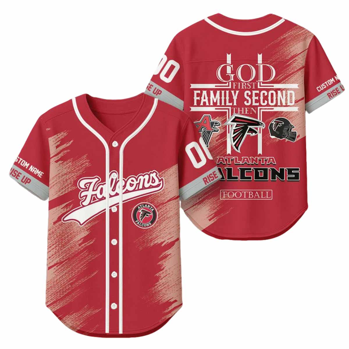 2025 God First Family Second Then Falcons Football Jersey 2025 God First Family Second Then Falcons Football Jersey