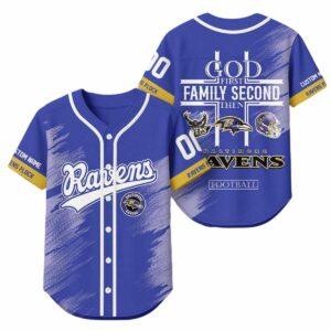 2025 God First Family Second Then Ravens Football Jersey 2025 God First Family Second Then Ravens Football Jersey