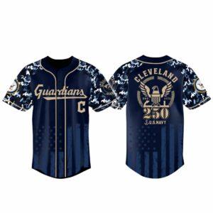 2025 Guardians US Navy 250th Birthday Celebration Jersey 2025 Guardians US Navy 250th Birthday Celebration Jersey