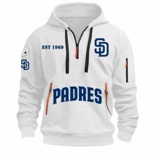 2025 Padres EST 1969 Quarter Zip Hoodie 2025 Padres EST 1969 Quarter Zip Hoodie