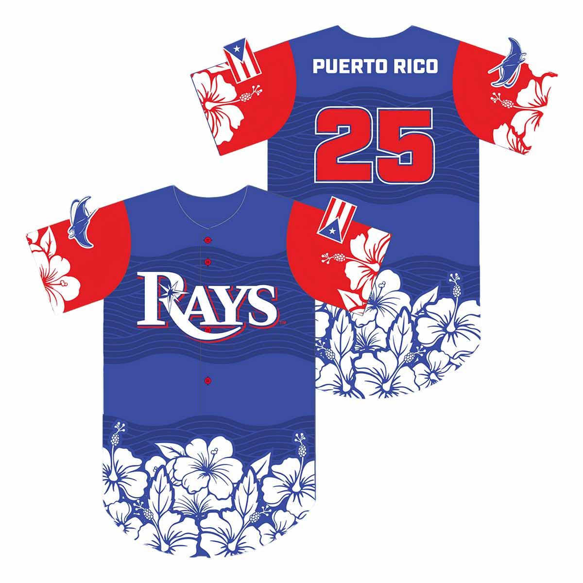 2025 Rays Puerto Rican Heritage Jersey Giveaway 2025 Rays Puerto Rican Heritage Jersey Giveaway