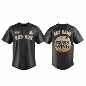 2025 Red Sox x Fourth Wing Night Jersey 2025 Red Sox x Fourth Wing Night Jersey