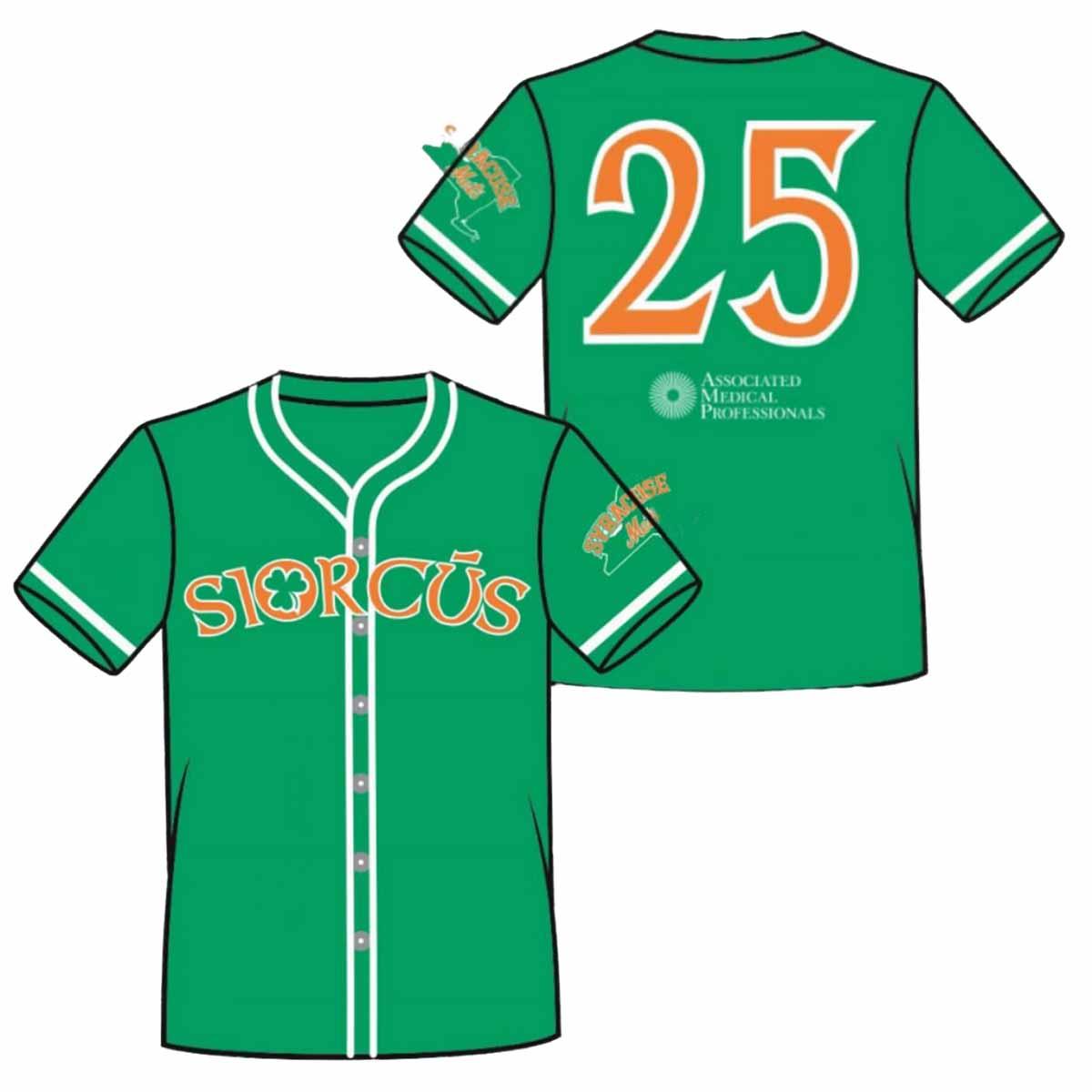 2025 Syracuse Mets Irish Jersey Giveaway 2025 Syracuse Mets Irish Jersey Giveaway
