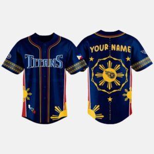 2025 Titans Celebrating Filipino Heritage Night Baseball Jersey 2025 Titans Celebrating Filipino Heritage Night Baseball Jersey