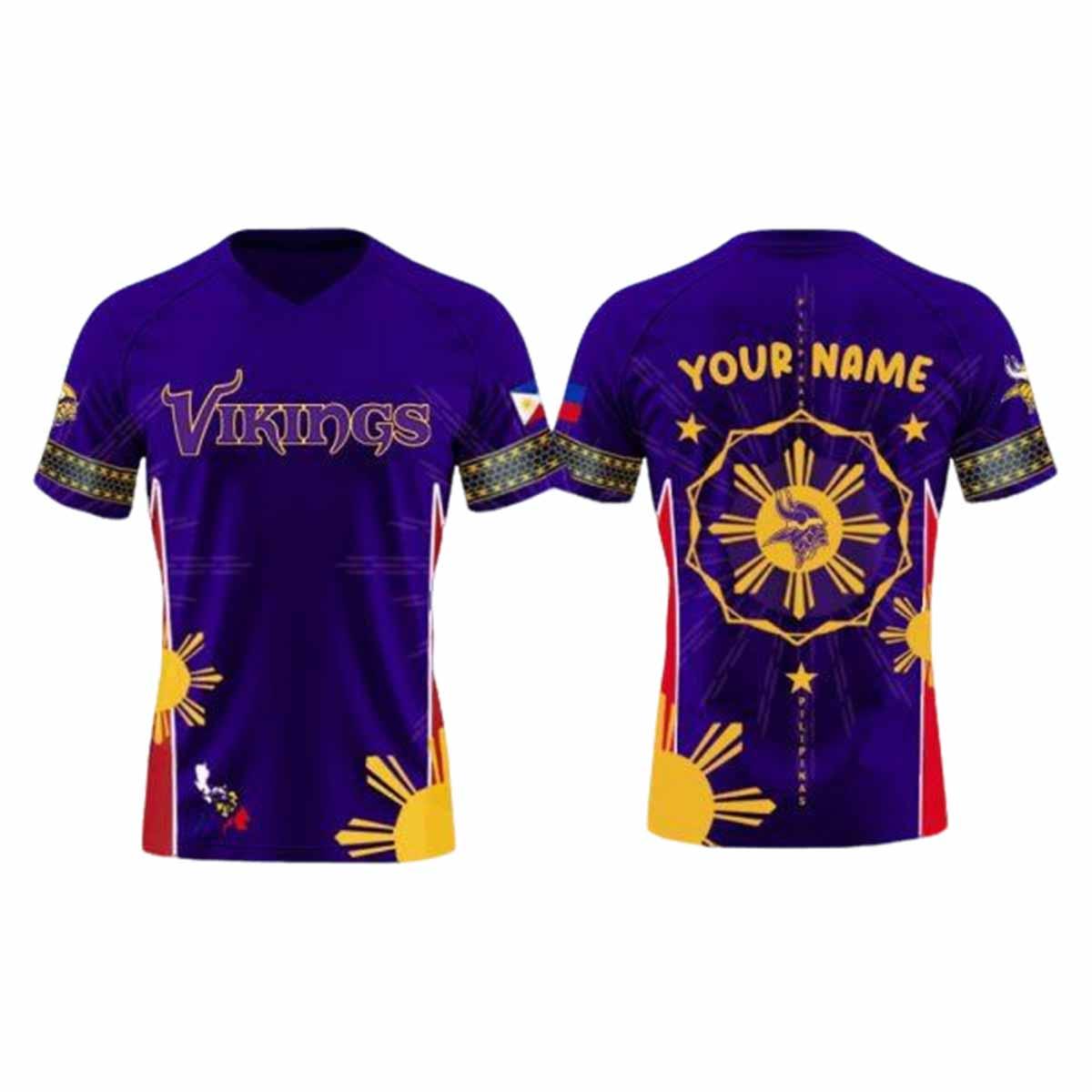 2025 Vikings Filipino Heritage Night Football Jersey 2025 Vikings Filipino Heritage Night Football Jersey