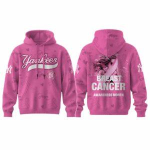 2025 Yankees Breast Cancer Awareness Month Hoodie 1 2025 Yankees Breast Cancer Awareness Month Hoodie 1