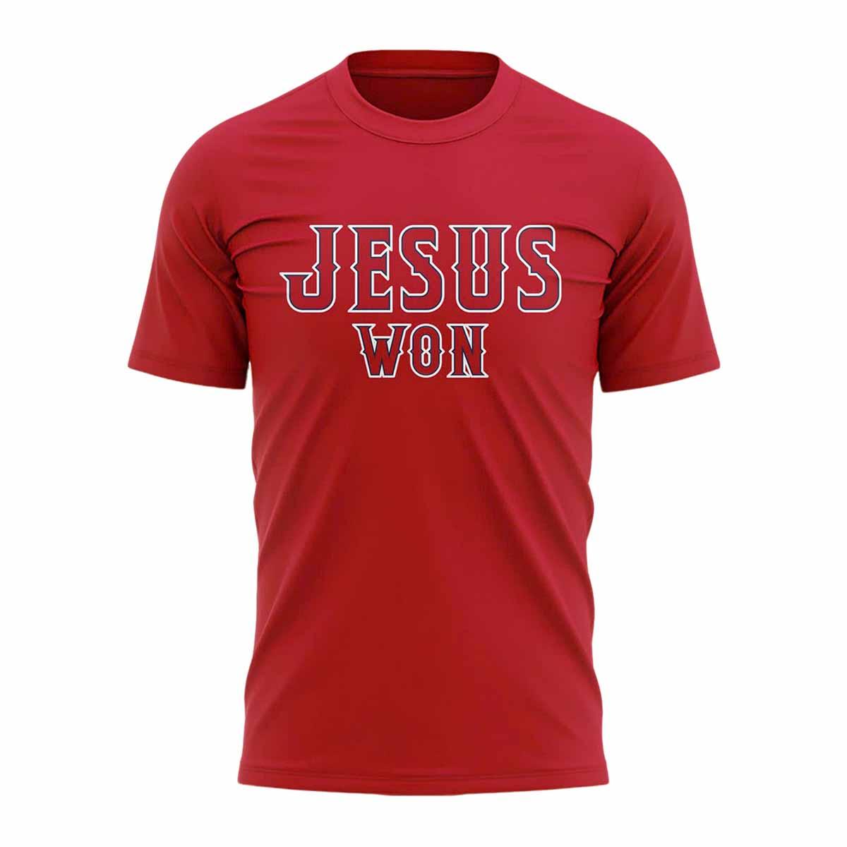 Angels Jesus Won Shirt 2025 Angels Jesus Won Shirt 2025