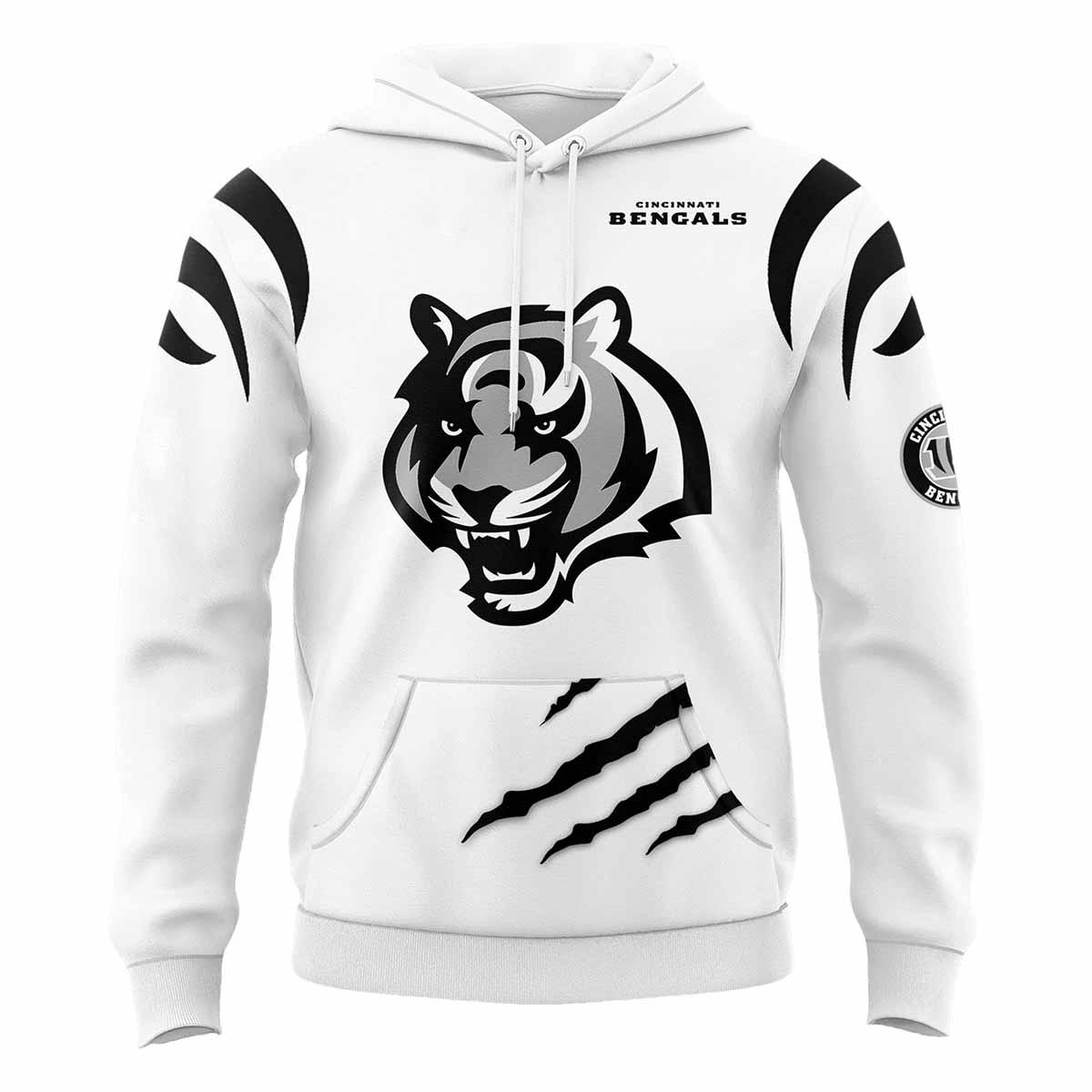 Bengals New White Hoodie 2025 Bengals New White Hoodie 2025