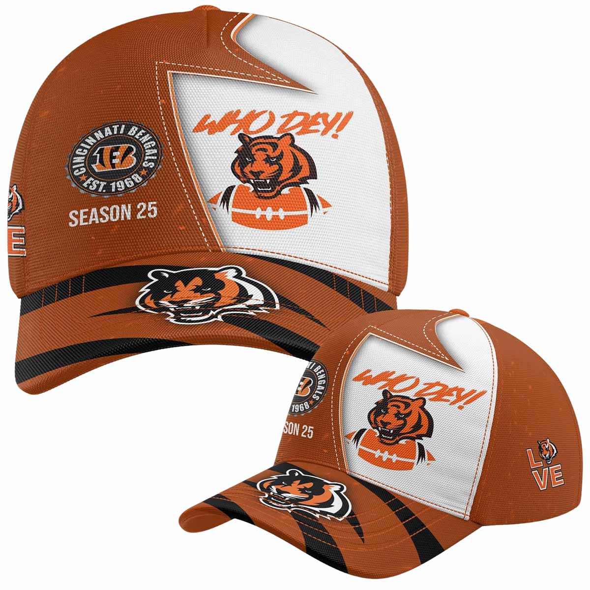Bengals Who Dey Season 2025 Hat Bengals Who Dey Season 2025 Hat