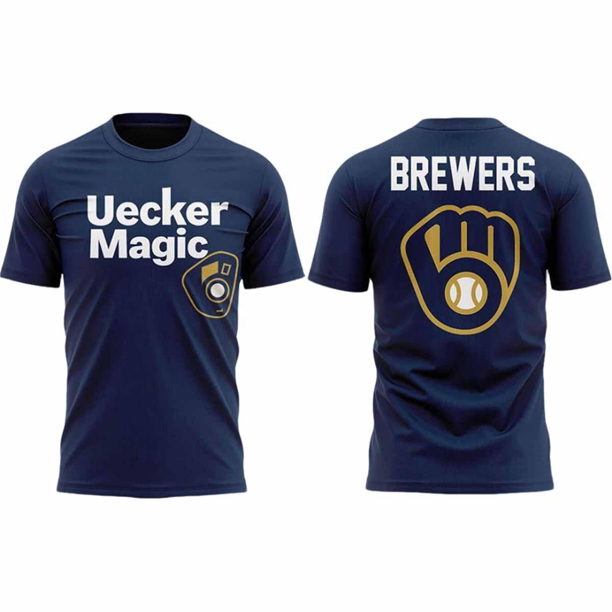 Brewers Uecker Magic Shirt Brewers Uecker Magic Shirt