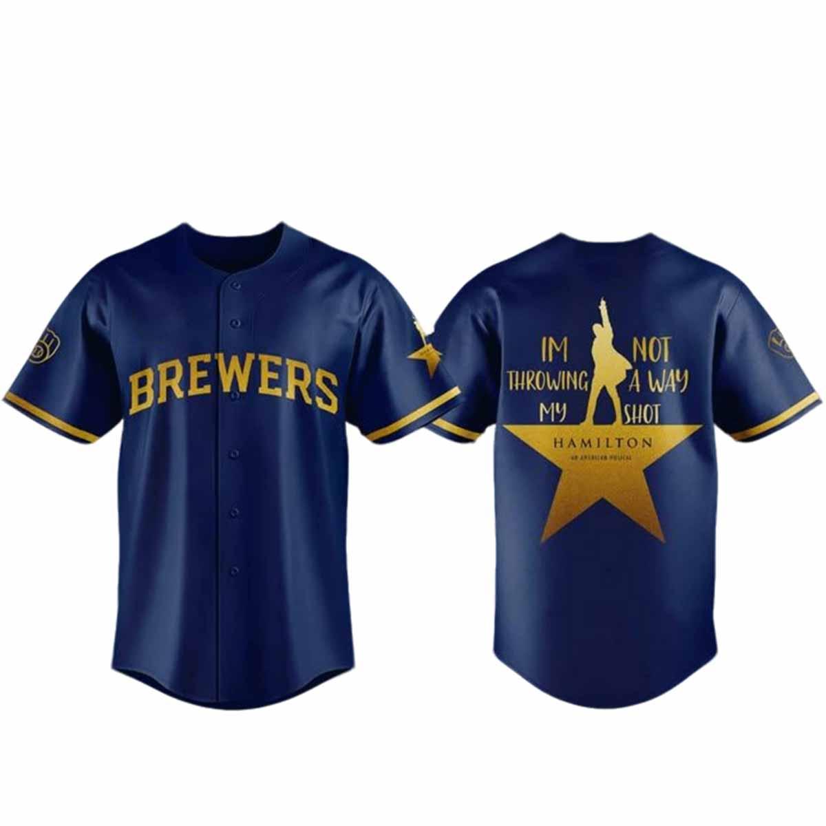 Brewers x Hamilton Night Jersey 2025 Brewers x Hamilton Night Jersey 2025
