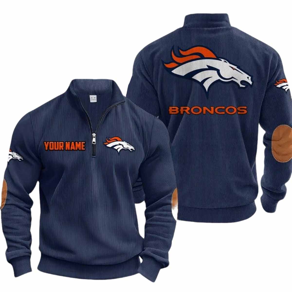 Broncos Collar Half Zip Personalized 2025 Broncos Collar Half Zip Personalized 2025