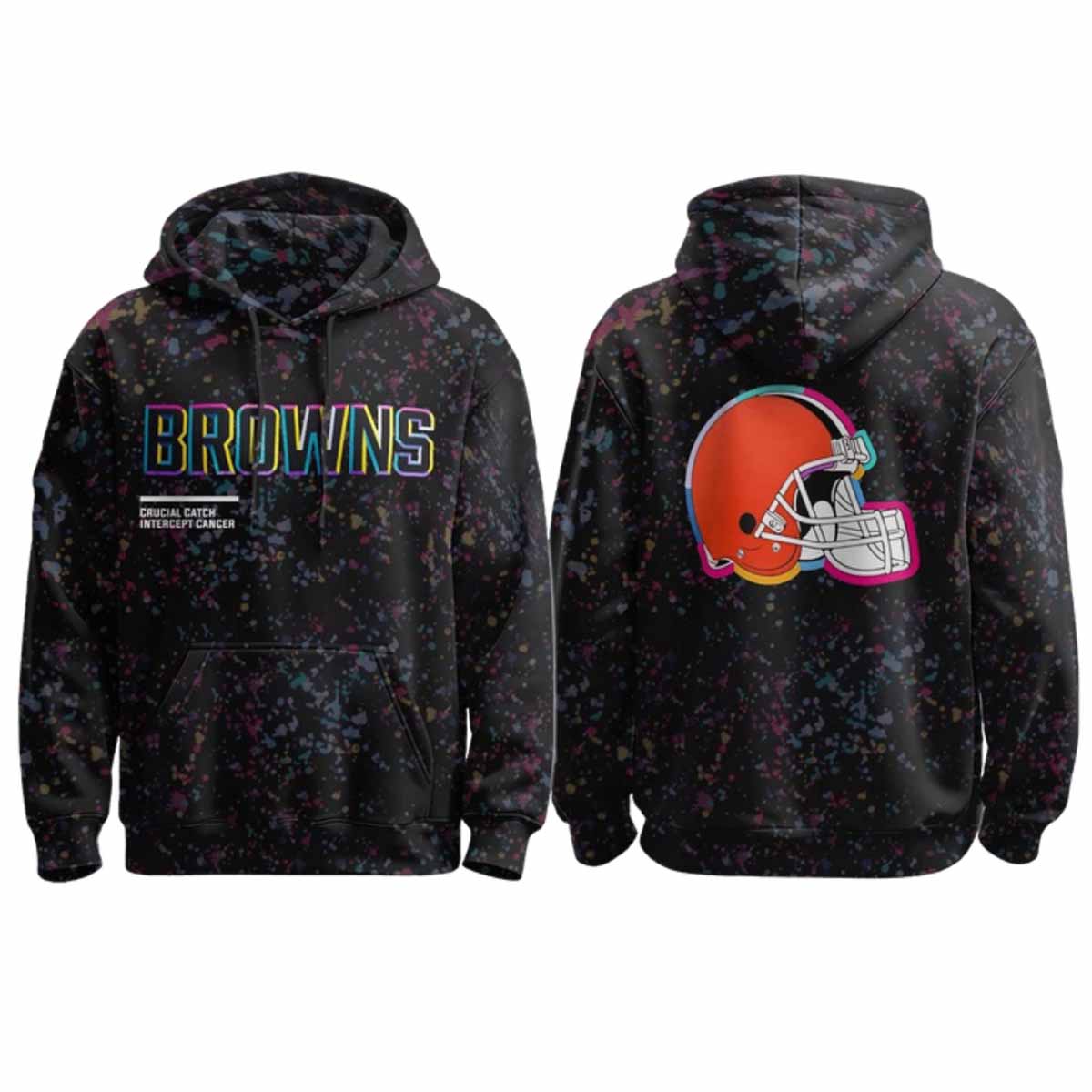 Browns Crucial Catch 2025 Hoodie Browns Crucial Catch 2025 Hoodie