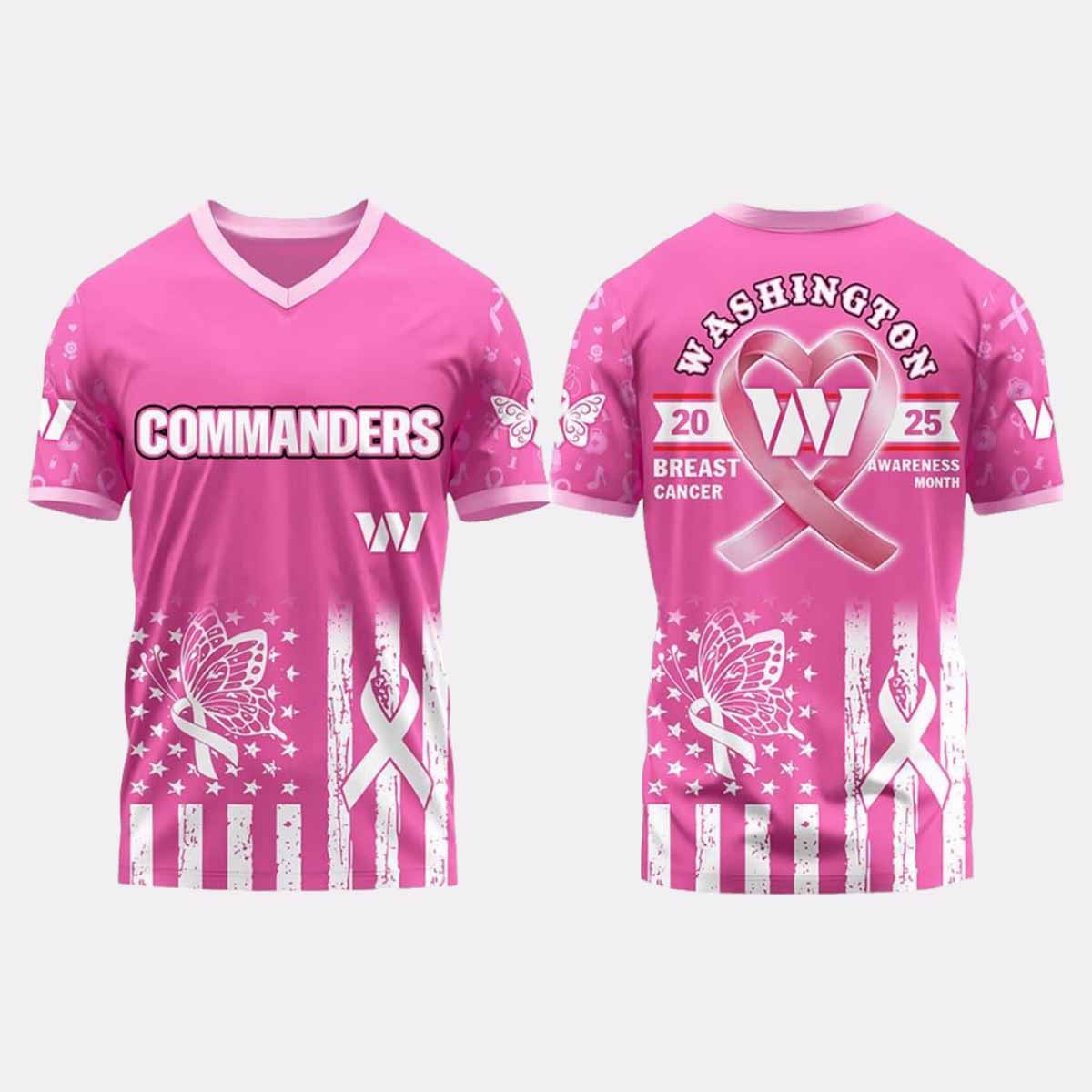 Commanders Breast Cancer Awareness Month 2025 Football Jersey Commanders Breast Cancer Awareness Month 2025 Football Jersey