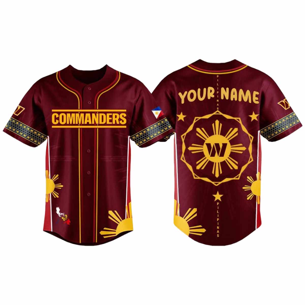 Commanders Filipino Heritage Night 2025 Jersey Commanders Filipino Heritage Night 2025 Jersey