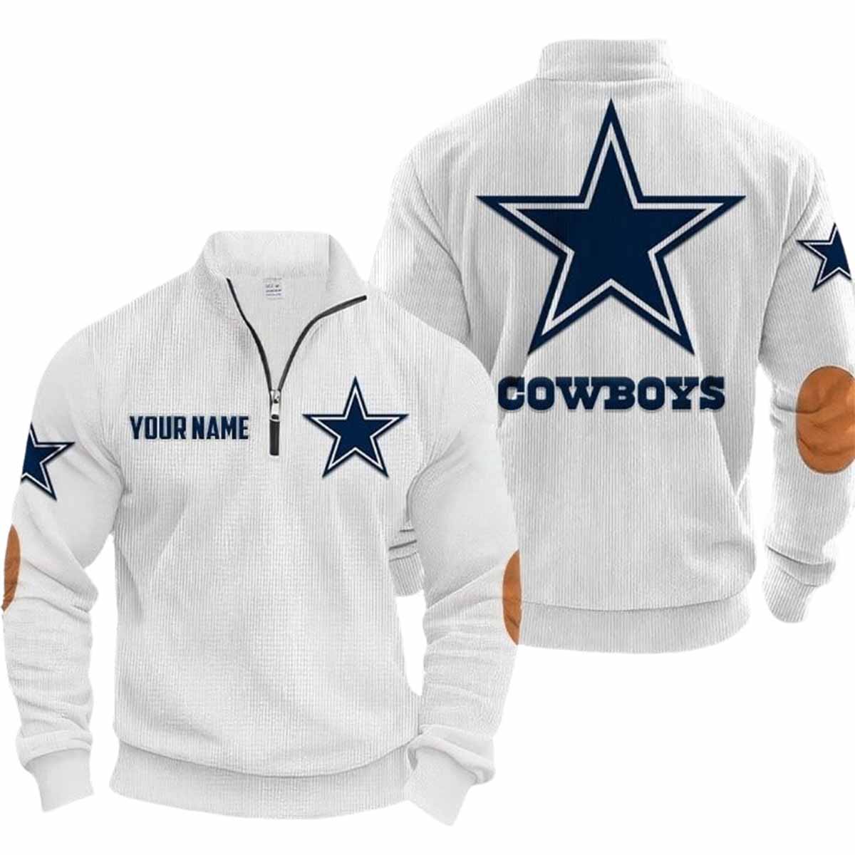 Cowboys Collar Half Zip Personalized 2025 Cowboys Collar Half Zip Personalized 2025