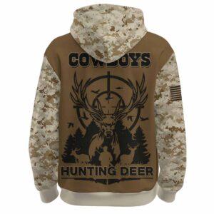 Cowboys Hunting Deer Hoodie 2025