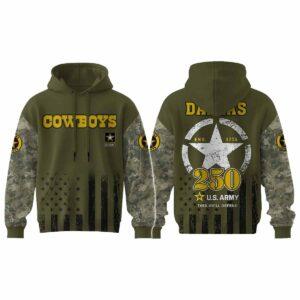 Cowboys US ARMY 250th Birthday Celebration 2025 Hoodie