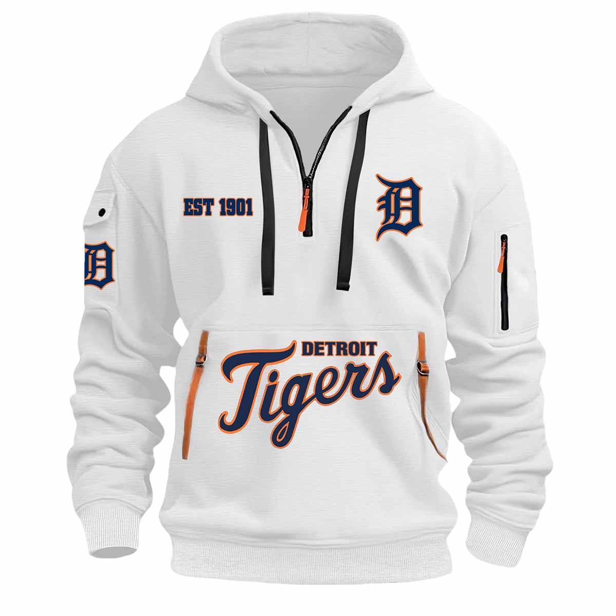 Detroit Est 1901 Quarter Zip Hoodie 2025 Detroit Est 1901 Quarter Zip Hoodie 2025