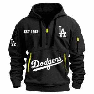 Dodgers Est 1883 Quarter Zip Hoodie 2025 1 Dodgers Est 1883 Quarter Zip Hoodie 2025