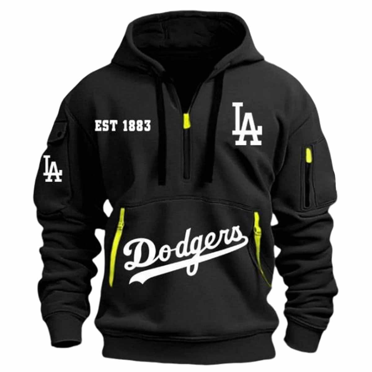 Dodgers Est 1883 Quarter Zip Hoodie 2025 Dodgers Est 1883 Quarter Zip Hoodie 2025