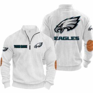 Eagles Collar Half Zip Personalized 2025 Eagles Collar Half Zip Personalized 2025