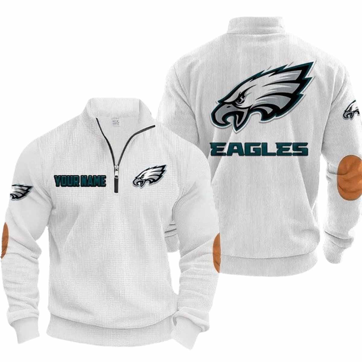 Eagles Collar Half Zip Personalized 2025 Eagles Collar Half Zip Personalized 2025
