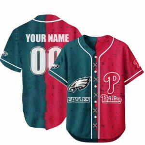 Eagles x Phillies Baseball Jersey 2025