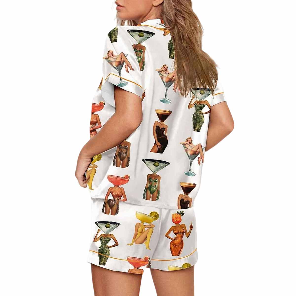 Espresso Martini Satin Pajama Set Espresso Martini Satin Pajama Set