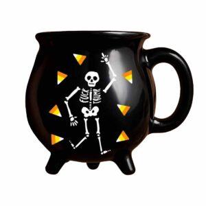 FDT Slightly Subtle Halloween Skeleton Cauldron Mug FDT Slightly Subtle Halloween Skeleton Cauldron Mug