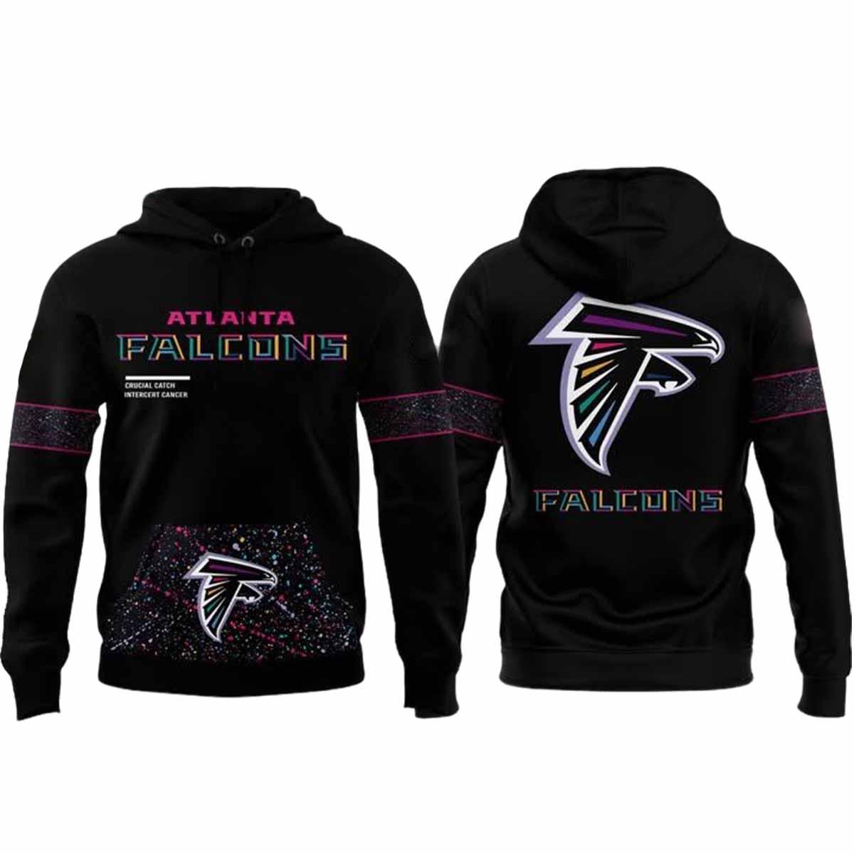 Falcons Crucial Catch Breast Cancer Awareness Month 2025 Hoodie Falcons Crucial Catch Breast Cancer Awareness Month 2025 Hoodie