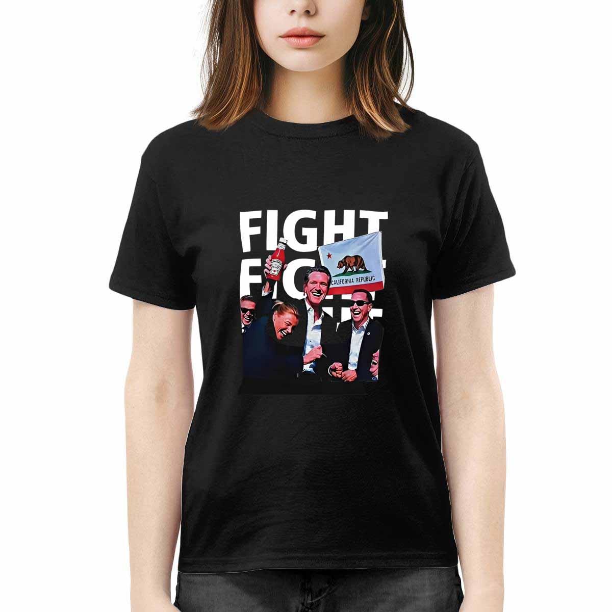 Gavin Newsom Fight Fight Fight Shirt Gavin Newsom Fight Fight Fight Shirt