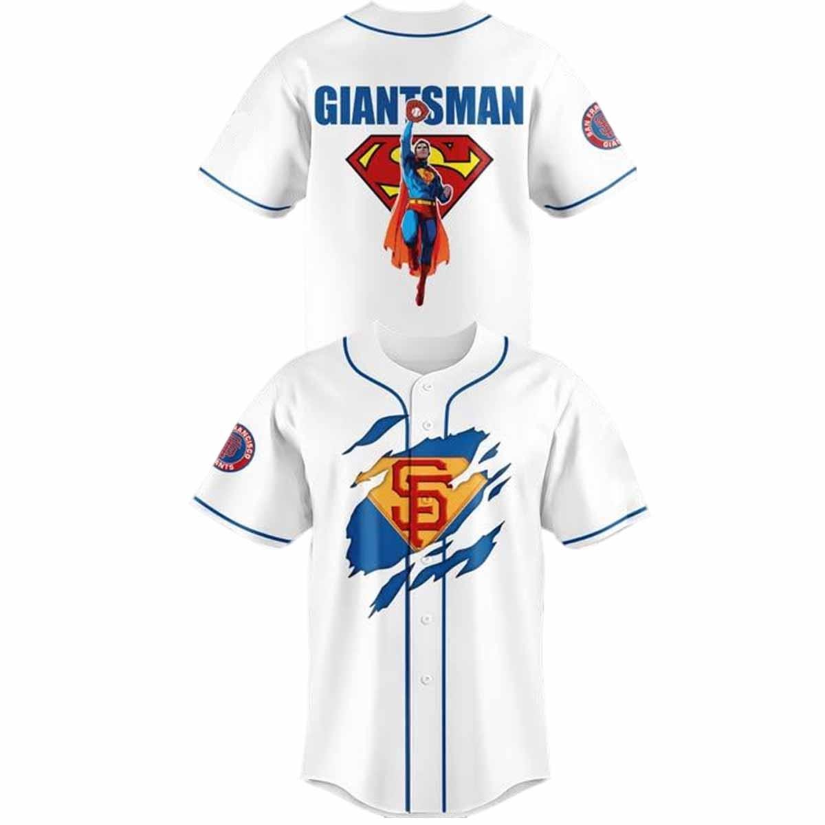 Giants Superman Night Jersey 2025 Giants Superman Night Jersey 2025